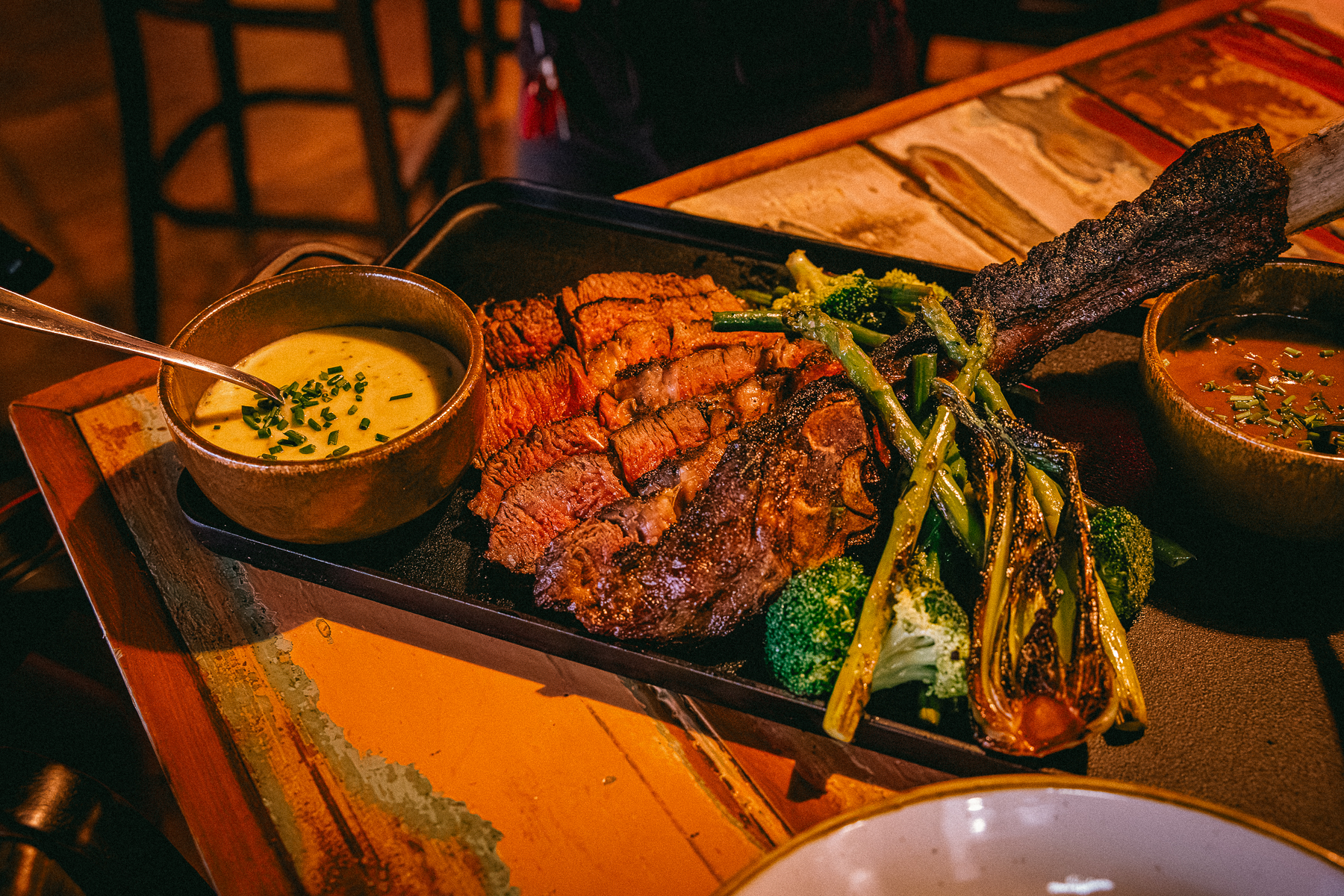 Steak at the Rowdy Ranch